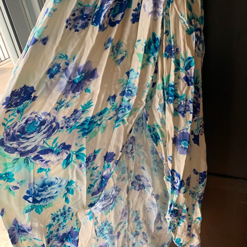 Vici floral slit dress